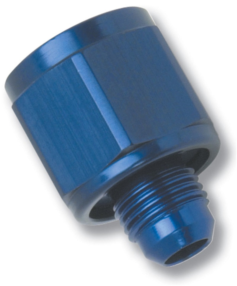 Russell Performance -8 AN Female to -4 AN to Male B-Nut Reducer (Blue) Fittings Russell