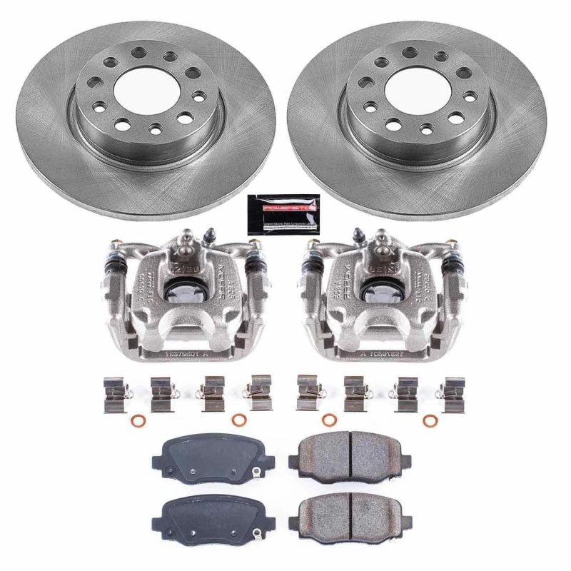 Power Stop 16-18 Fiat 500X Rear Autospecialty Brake Kit w/Calipers Brake Kits - OE PowerStop