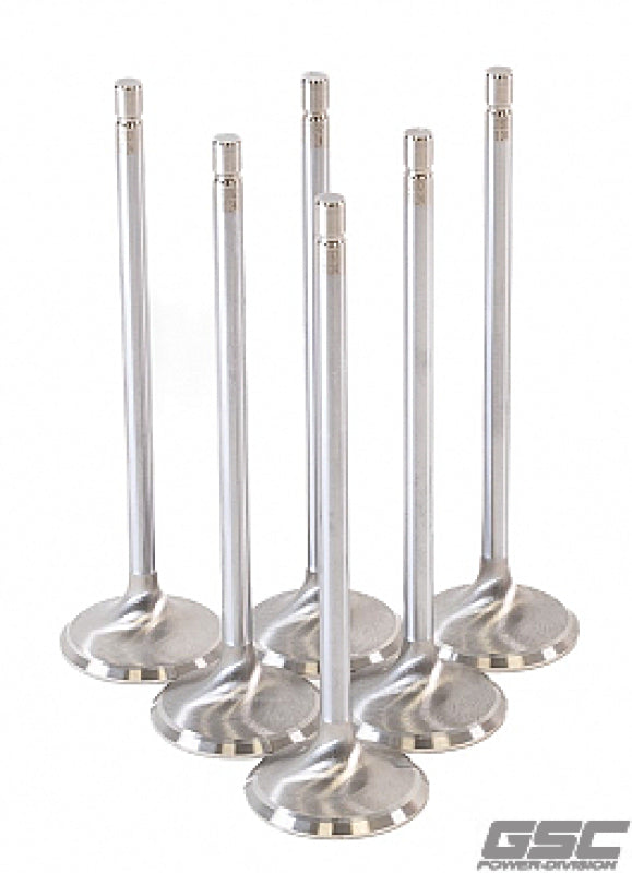 GSC P-D Toyota G16E-GTS 32.8mm Head (STD) Chrome Polished Intake Valves - Set of 6 Valves GSC Power Division