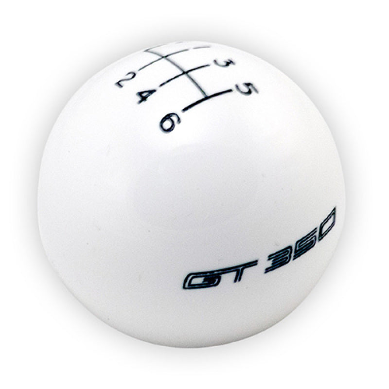 Ford Racing 15-19 Mustang GT350 White 6-Speed Shift Knob Shift Knobs Ford Racing