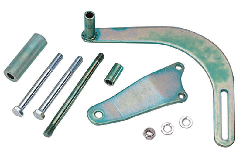 Moroso GM Delcotron to Chevrolet Small Block (w/Short Water Pump) Alternator Mount w/Hardware Brackets Moroso