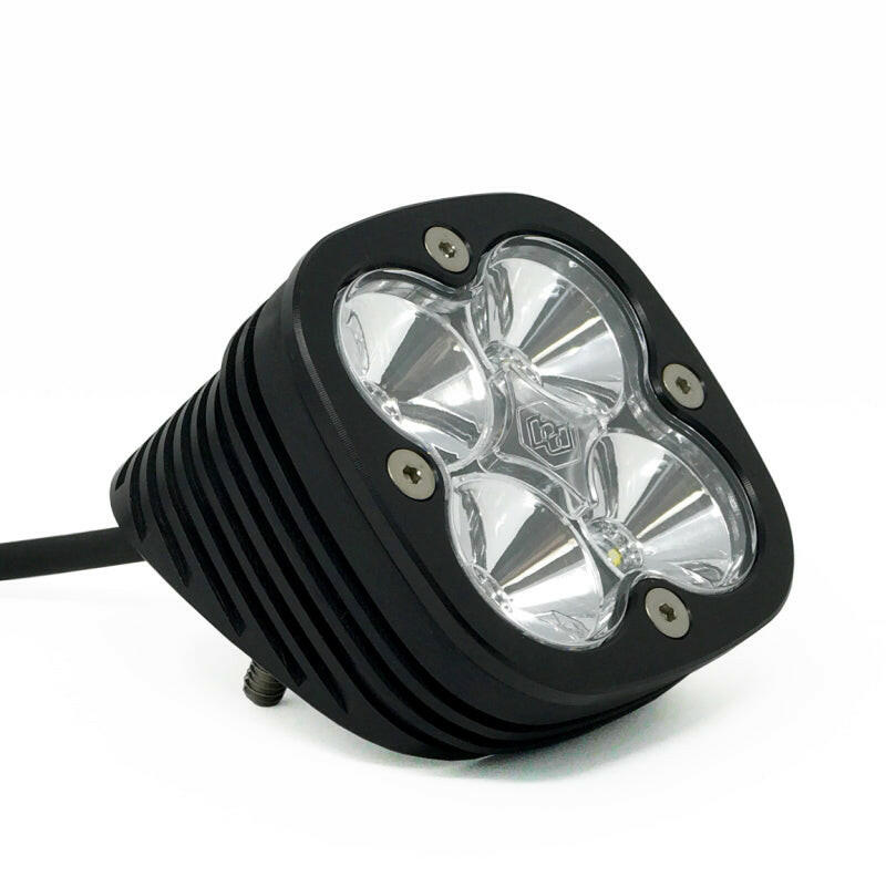 Baja Designs Squadron Sport Flush Mount LED Light Pod Angled Lens Work/Scene Pattern - Black/Clear Light Bars & Cubes Baja Designs