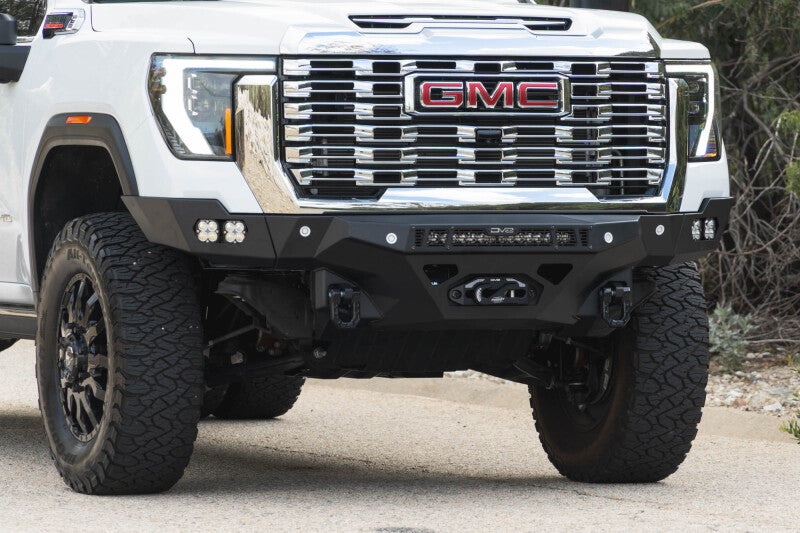 DV8 Offroad 24-26 GMC Sierra 2500/3500 Spec Series Front Bumper w/ Winch Bumpers - Steel DV8 Offroad