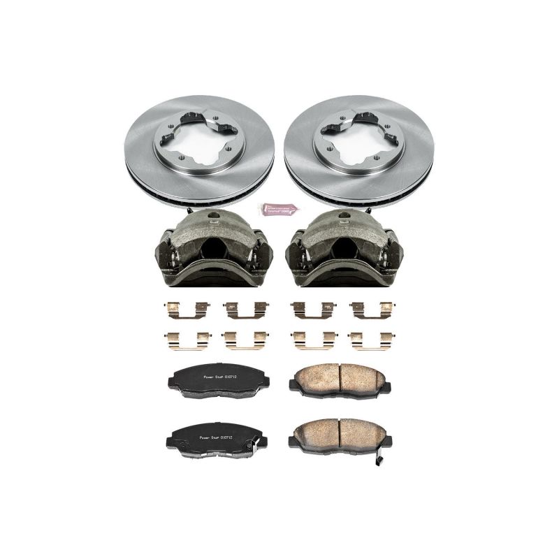 Power Stop 1997 Acura CL Front Autospecialty Brake Kit w/Calipers Brake Kits - OE PowerStop