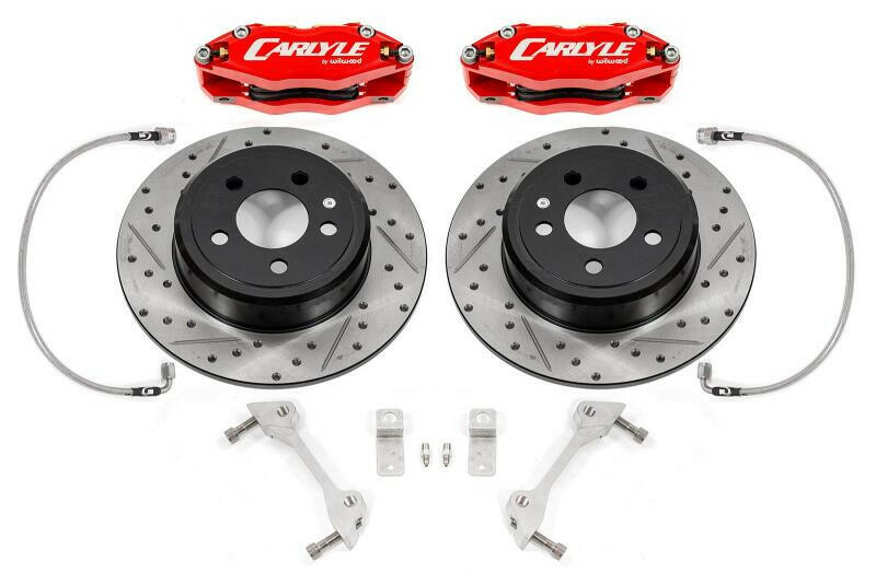 BMR 08-23 Dodge Challenger Brake Kit For 15in Conversion Red Calipers Demon/Redeye Brake Kits - Performance Blank BMR Suspension