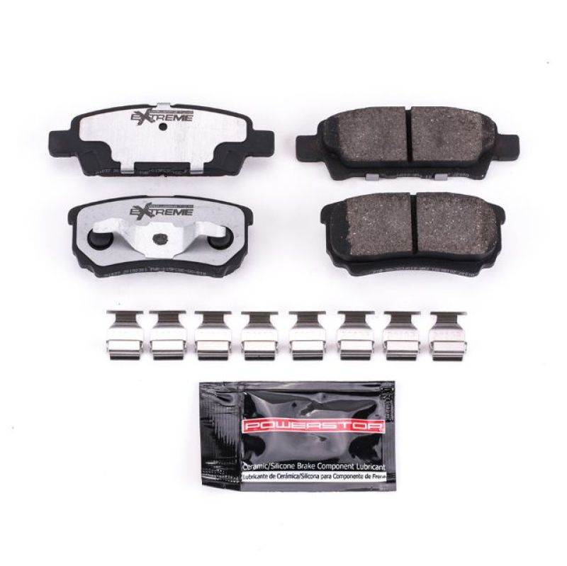 Power Stop 11-14 Chrysler 200 Rear Z26 Extreme Street Brake Pads w/Hardware Brake Pads - Performance PowerStop