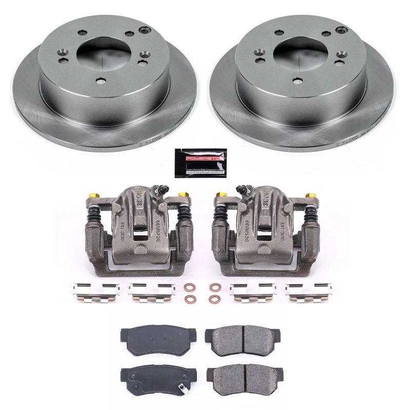 Power Stop 2001 Hyundai XG300 Rear Autospecialty Brake Kit w/Calipers Brake Kits - OE PowerStop