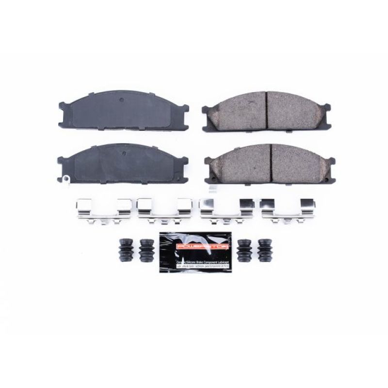 Power Stop 86-94 Nissan D21 Front Z23 Evolution Sport Brake Pads w/Hardware Brake Pads - Performance PowerStop