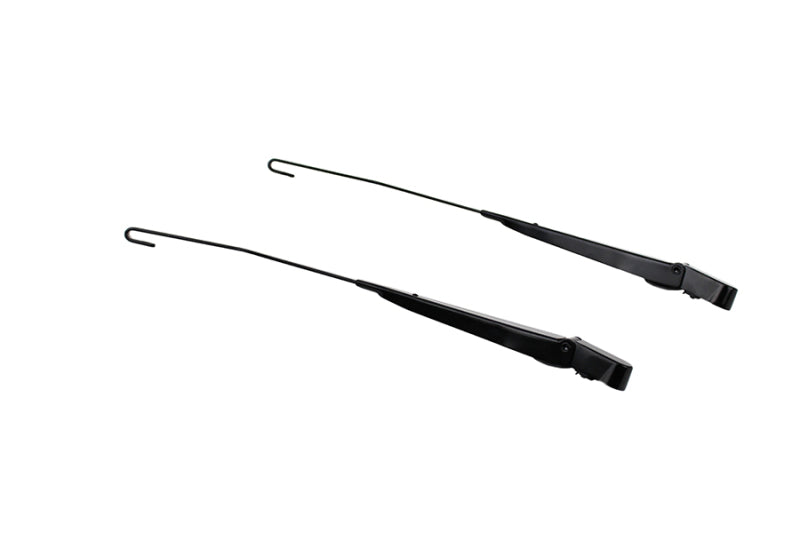 Kentrol 97-06 Jeep Wrangler TJ Windshield Wiper Arms Pair - Powdercoat Black Windows Kentrol
