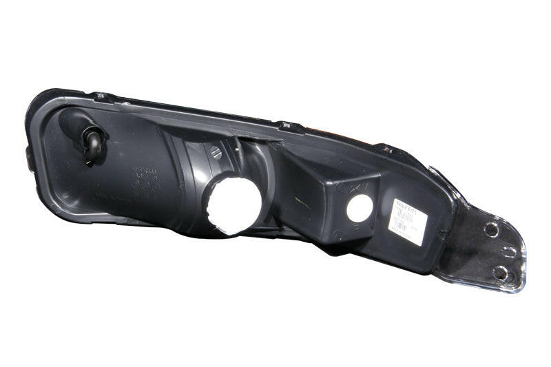 ANZO 2005-2009 Ford Mustang Euro Parking Lights Black w/ Amber Reflector Lights Corner ANZO