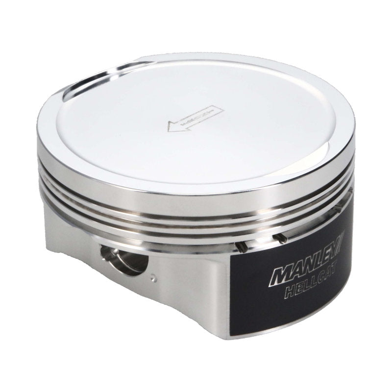 Manley Dodge Hellcat 4.095 Bore -6.5cc 9.5:1 CR Platinum Series Dish Piston Set Piston Sets - Forged - 8cyl Manley Performance