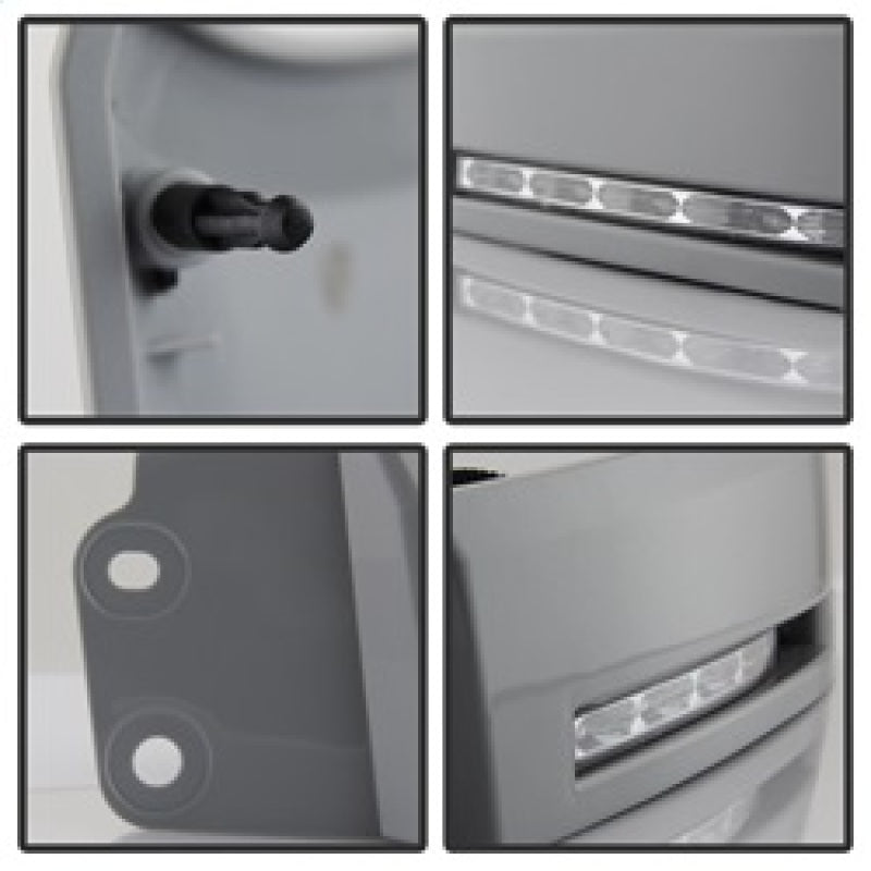 Spyder Toyota Tundra 07-13 Daytime LED Running Lights wo/switch Unpainted FL-DRL-TTU07-PB Daytime Running Lights SPYDER