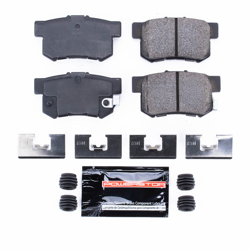 Power Stop 01-03 Acura CL Rear Z23 Evolution Sport Brake Pads w/Hardware Brake Pads - Performance PowerStop