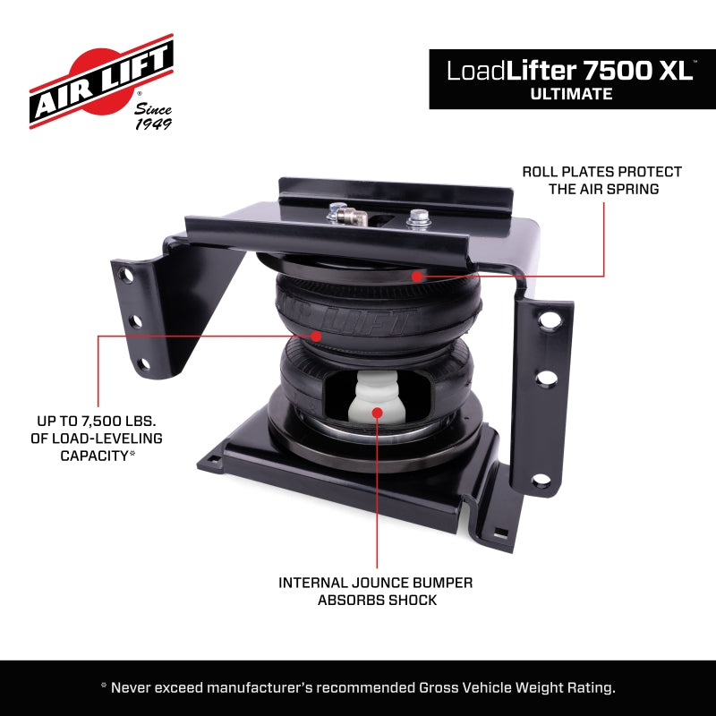 Air Lift LoadLifter 7500 XL Ultimate Air Spring Kit 16-25 Chevy/GMC Silverado/Sierra 3500HD Air Suspension Kits Air Lift