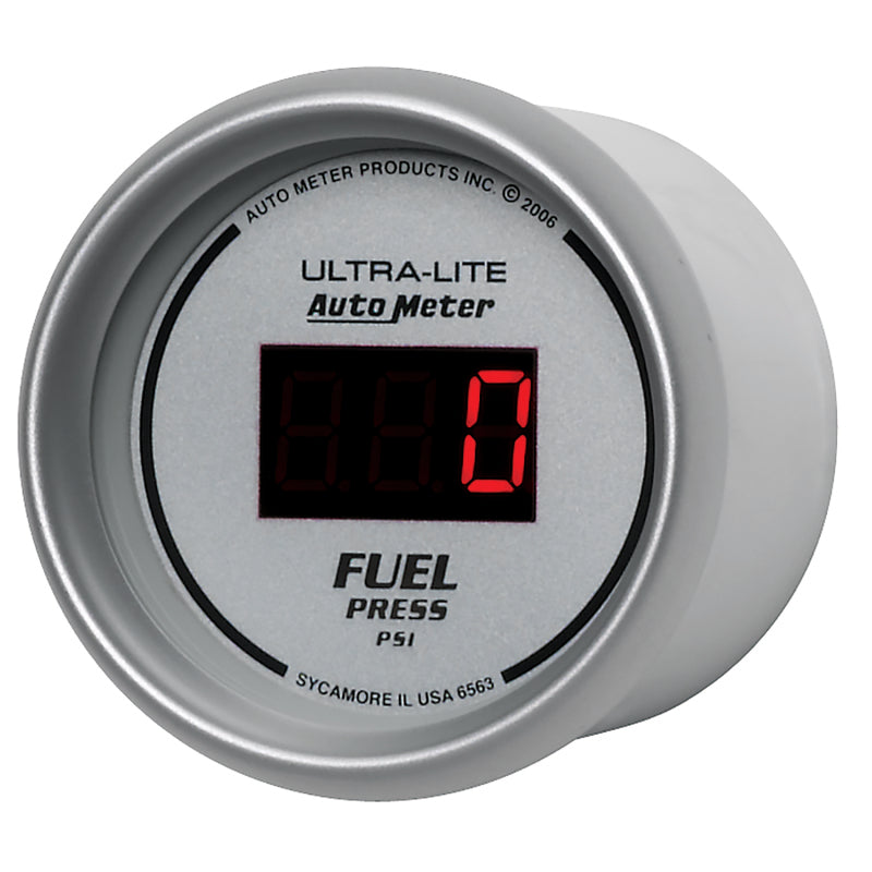 Autometer Ultra-Lite 52MM 5-100 PSI Digital Fuel Pressure Gauge Gauges AutoMeter