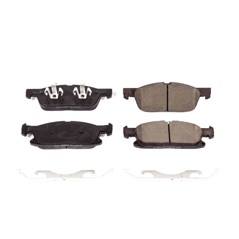 Power Stop 15-19 Ford Edge Front Z17 Evolution Ceramic Brake Pads w/Hardware Brake Pads - OE PowerStop