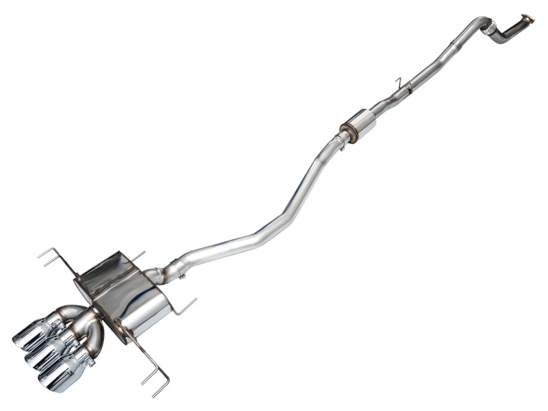 AWE Tuning 2023 Honda Civic Type R FL5 Touring Edition Exhaust w/ Triple Chrome Silver Tips Catback AWE Tuning