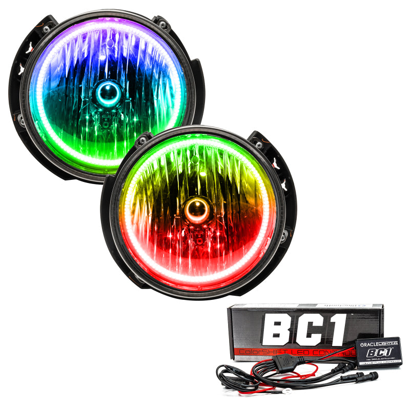 Oracle 07-16 Jeep Wrangler JK SMD HL - ColorSHIFT w/ BC1 Controller Headlights ORACLE Lighting