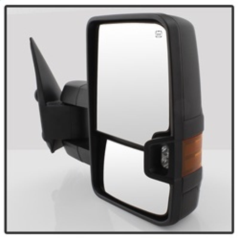 xTune Chevy Silverado 03-06 G2 Heated Amber LED Signal Telescoping Mirrors MIR-CS03S-G2-PWH-AM-SET Side Mirrors SPYDER