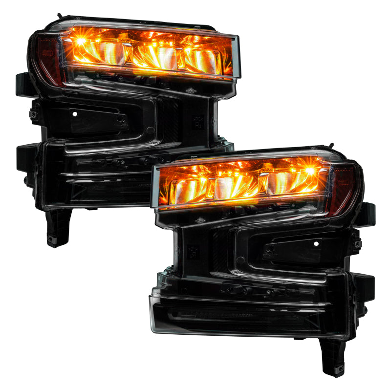 Oracle 19-21 Silverado/Sierra 1500 RGB Demon Eye Headlight Kit - w/o Controller Headlights ORACLE Lighting