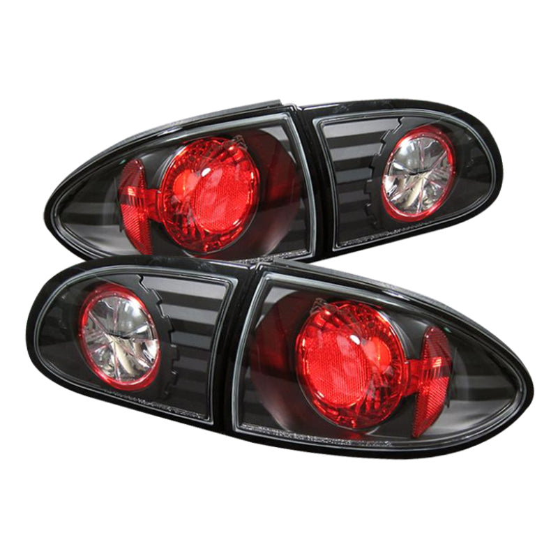 Spyder Chevy Cavalier 95-02 Euro Style Tail Lights Black ALT-YD-CCAV95-BK Tail Lights SPYDER