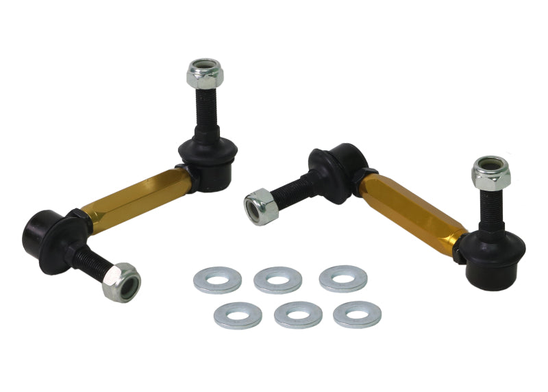 Whiteline 06-09 Toyota FJ Cruiser GSJ10 / 09+ GSJ15 Front Adjustable Heavy Duty Sway Bar Link Kit Sway Bar Endlinks Whiteline