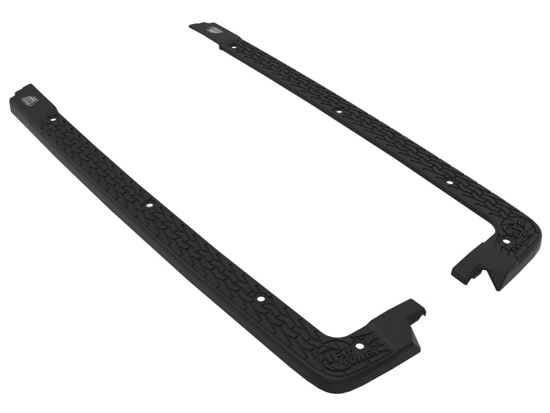 aFe 18-24 Jeep Wrangler JL (2-Door Models w/ 3-Piece Hard-Top Only) Terra Guard Tub Rail Covers Hard Top Accessories aFe