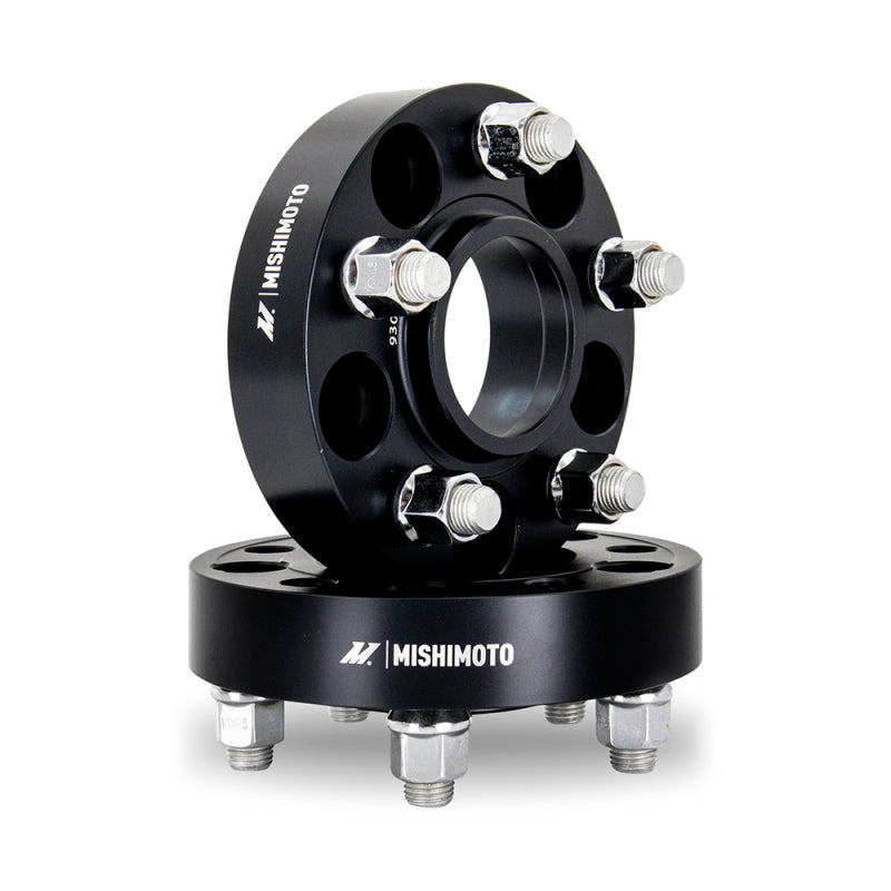 Mishimoto Wheel Spacers - 5X114.3 / 70.5 / 35 / M14 - Black Wheel Spacers & Adapters Mishimoto