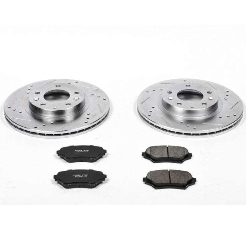 Power Stop 06-15 Mazda MX-5 Miata Front Z23 Evolution Sport Brake Kit Brake Kits - Performance D&S PowerStop
