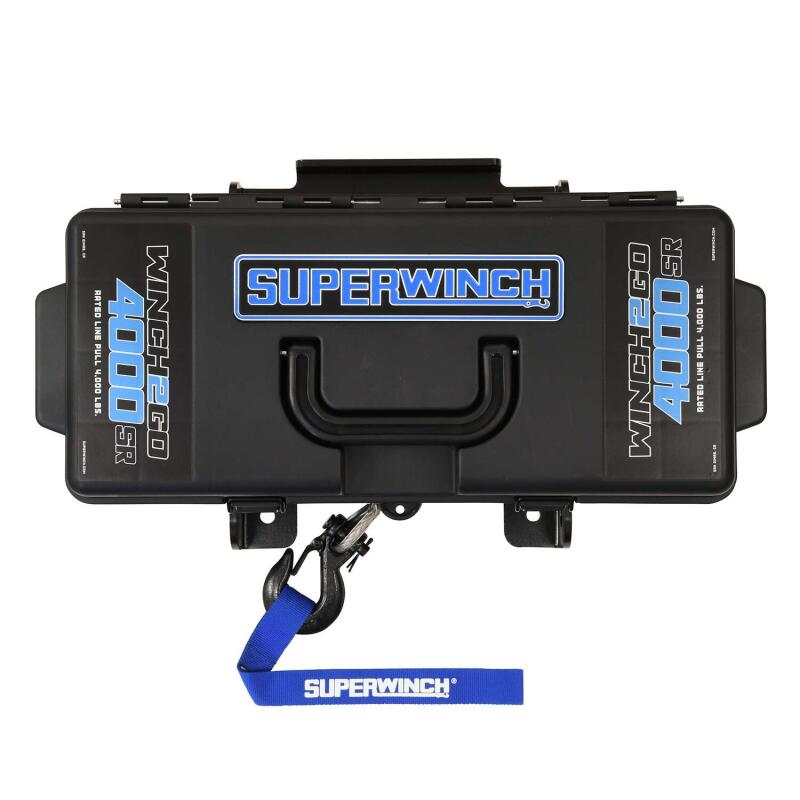 Superwinch 4000 LBS 12V DC 3/16in x 50ft Synthetic Rope Winch2Go Winches Superwinch