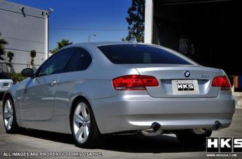 HKS 07-08 BMW 335i Coupe Only Legamax Hi-Power Dual SOS304 Ti-Tip Catback Exhaust Catback HKS