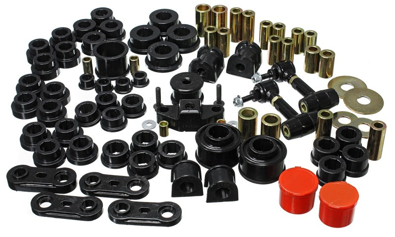 Energy Suspension 08-12 Subaru Impreza WRX Black Hyper-Flex Master Bushing Set Bushings - Full Vehicle Kits Energy Suspension