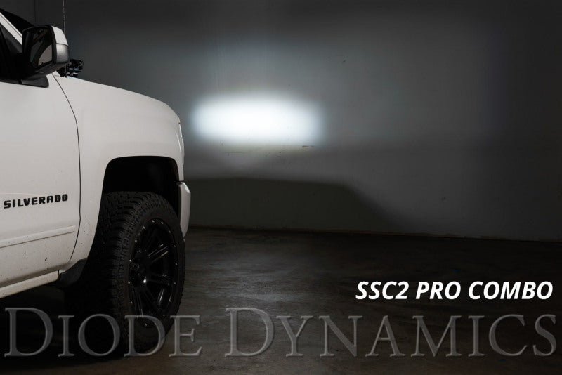 Diode Dynamics 14-19 Silverado/Sierra SS3 LED Ditch Light Kit Sport - White Combo Light Accessories and Wiring Diode Dynamics