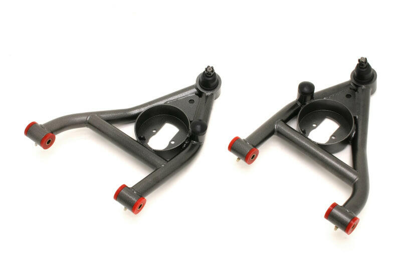 BMR 67-69 1st Gen F-Body Lower A-Arms Non-Adj. Rear Bump Stops (Polyurethane) - Black Hammertone Bushing Kits BMR Suspension