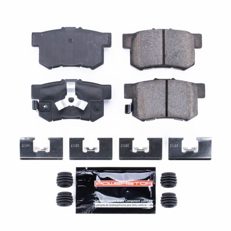 Power Stop 10-18 Acura RDX Rear Z23 Evolution Sport Brake Pads w/Hardware Brake Pads - Performance PowerStop