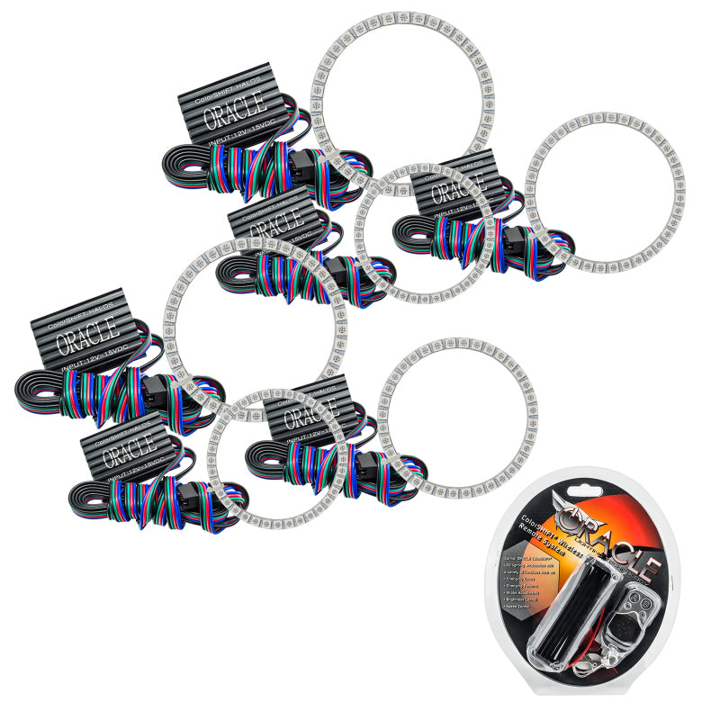 Oracle Chevrolet Corvette C6 05-13 Halo Kit - Triple - ColorSHIFT 2 Headlights ORACLE Lighting