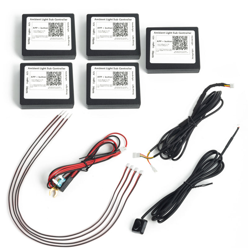 Oracle Lighting Dynamic Colorshift 18 Piece Universal Full LED Interior Dash Board Kit Light Strip LED ORACLE Lighting