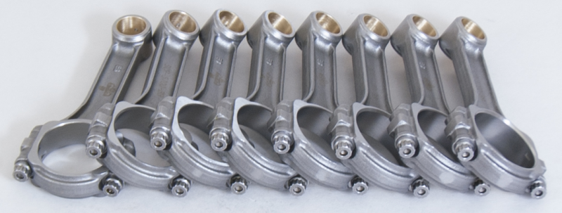 Eagle Chevrolet SB 5.700in 5.700in 5140 Steel 3/8in ARP2000 Bolts I-Beam Connecting Rods - Set of 8 Connecting Rods - 8Cyl Eagle