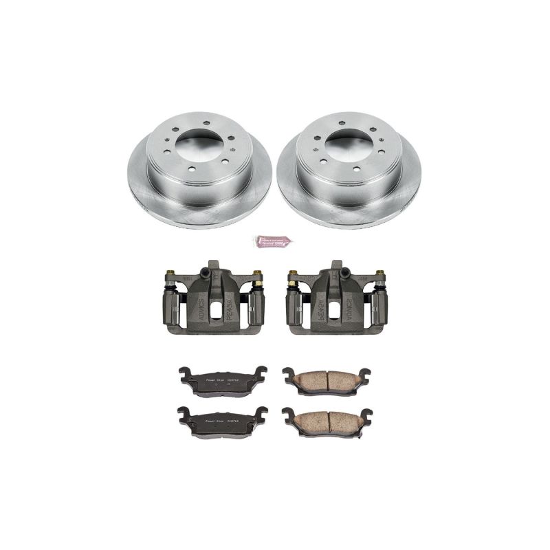 Power Stop 06-10 Hummer H3 Rear Autospecialty Brake Kit w/Calipers Brake Kits - OE PowerStop