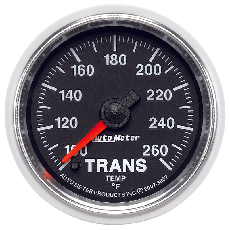 Autometer GS 100-260 degree Electronic Trans Temperature Gauge Gauges AutoMeter