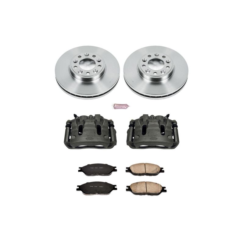 Power Stop 99-03 Ford Windstar Front Autospecialty Brake Kit w/Calipers Brake Kits - OE PowerStop