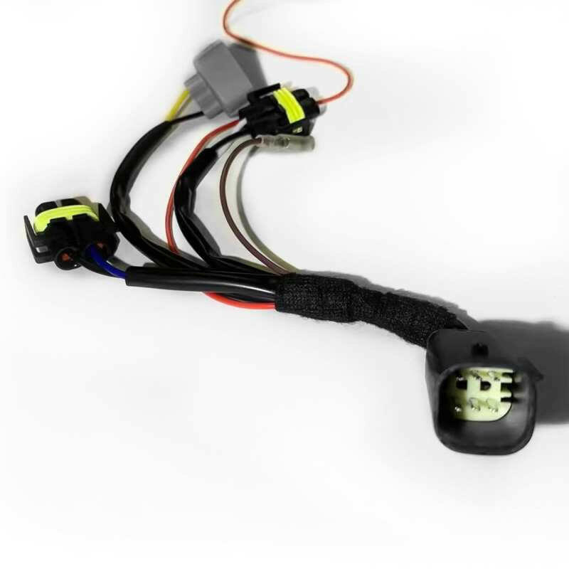 AlphaRex 20-21 Toyota Tacoma Stock LED Headlights to AlphaRex NOVA-Series Proj Headlights Converter Wiring Connectors AlphaRex