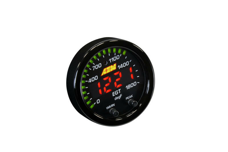 AEM X-Series EGT 0-1800F Gauge Gauges AEM