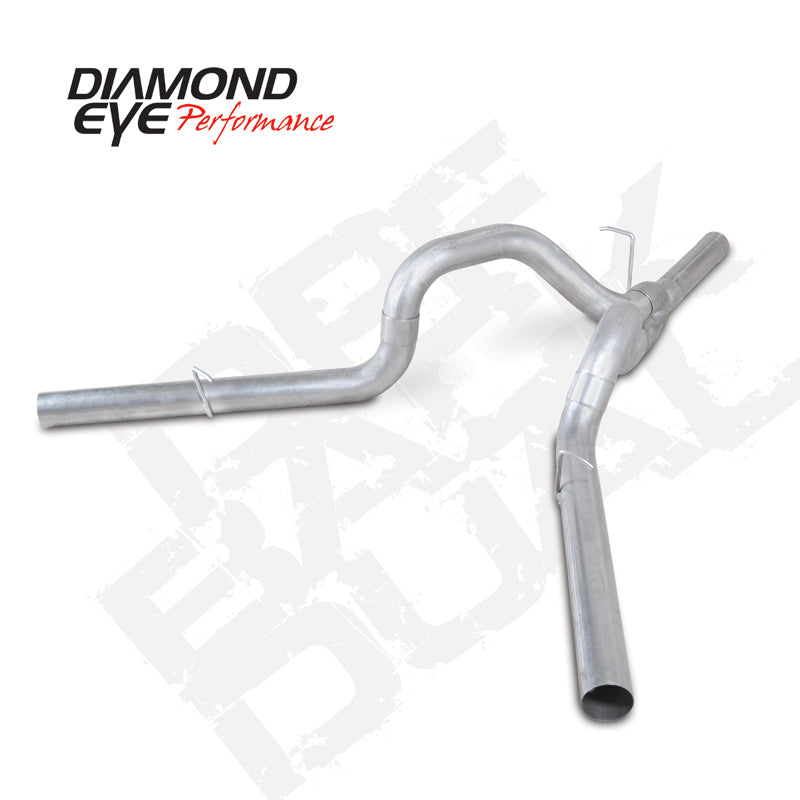 Diamond Eye KIT 4in DPF-BACK DUAL AL: CHEVY 2011-2015 2500/350 DPF Back Diamond Eye Performance