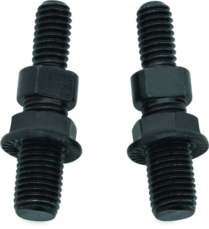 Kuryakyn Universal Mirror Adapters Gloss Black Rear View Mirrors Kuryakyn