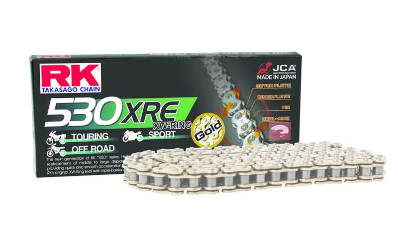 RK Chain GB530XRE-140L XW-Ring - Gold Chains RK Chain