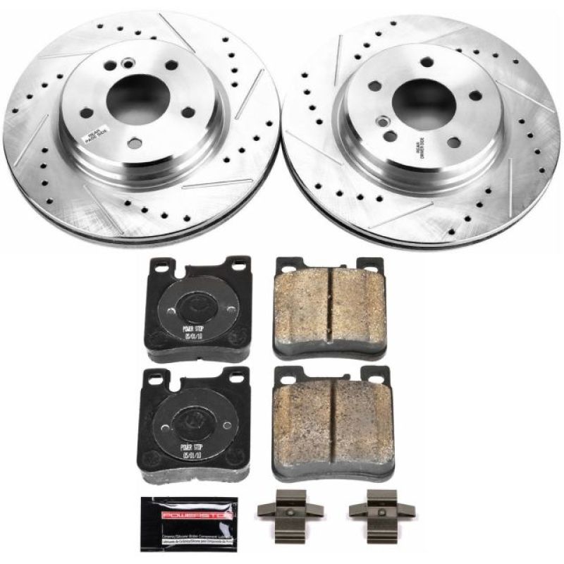 Power Stop 01-02 Mercedes-Benz E430 Rear Z23 Evolution Sport Brake Kit Brake Kits - Performance D&S PowerStop