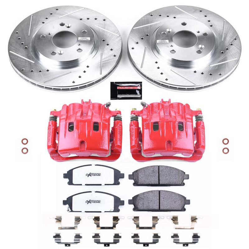 Power Stop 03-06 Acura MDX Front Z36 Truck & Tow Brake Kit w/Calipers Brake Kits - Performance D&S PowerStop