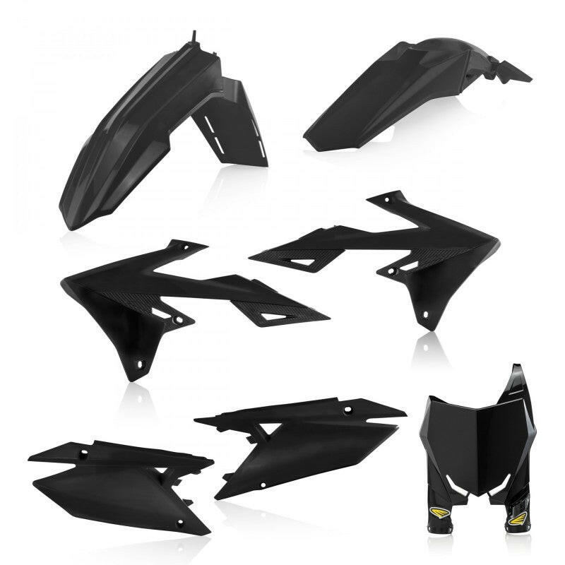 Cycra 19+ Suzuki RMZ-250 5-pc Replica Body Kit - Black Plastics Cycra