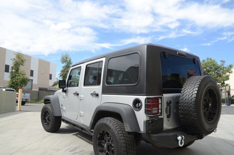 DV8 Offroad 07-18 Jeep Wrangler JK Hard Top Square Back - 4 Door Roofs DV8 Offroad